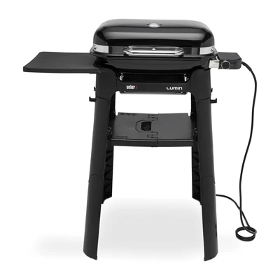 Weber Lumin Compact Electric BBQ Black With Stand 1 Weber Lumin Compact Electric BBQ Black With Stand