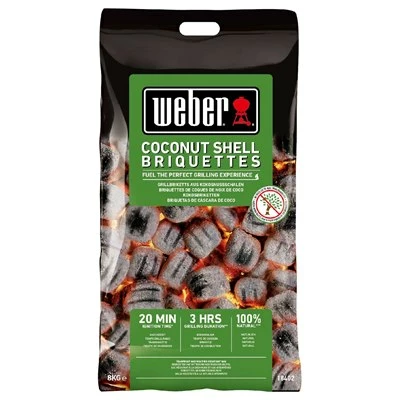 Weber Coconut Shell Briquette 8kg 1 Weber Coconut Shell Briquette 8kg