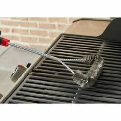 Weber 46 Cm Three-Sided Grill Brush -Bbq Cooking Fun Store WEB6278 3